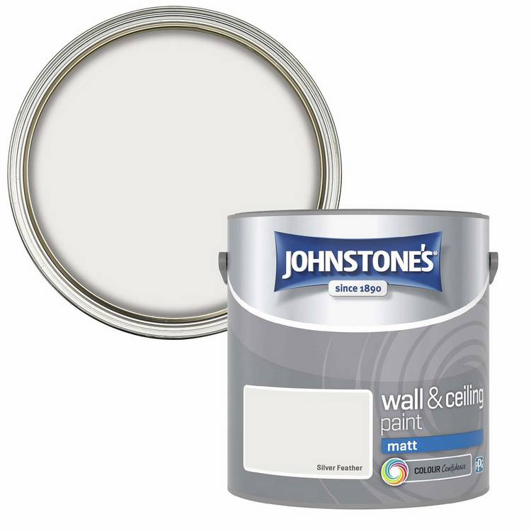 Johnstone's matt paint Silver Feather 2.5L - British product