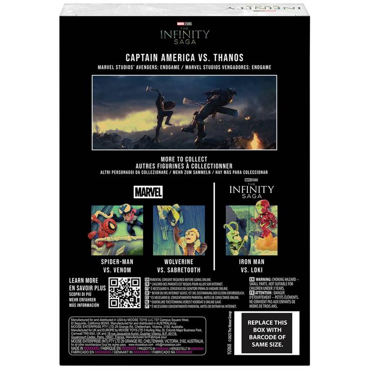 FANDROP Captain America vs Thanos diorama collectible - British product