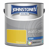 Johnstone's matt paint Yellow Diamond 2.5L (British brand)