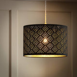 Argos Home black lasercut lampshade 30cm, imported from the UK
