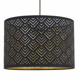 Argos Home black lasercut lampshade 30cm, imported from the UK