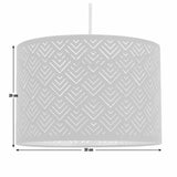 Argos Home black lasercut lampshade 30cm, imported from the UK