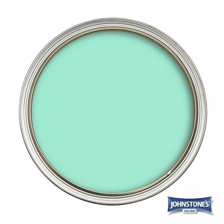 Johnstone's Wall & Ceiling Silk Paint Miami Mint 2.5L (British brand)