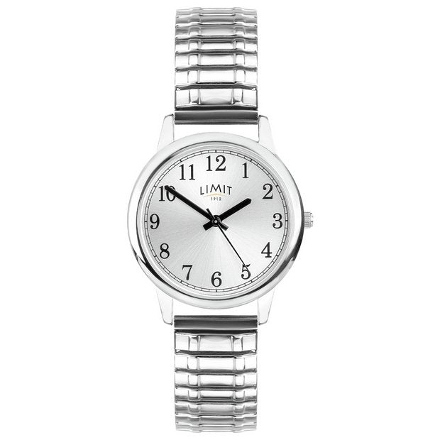 Limit men's silver stainless steel bracelet watch (British brand)