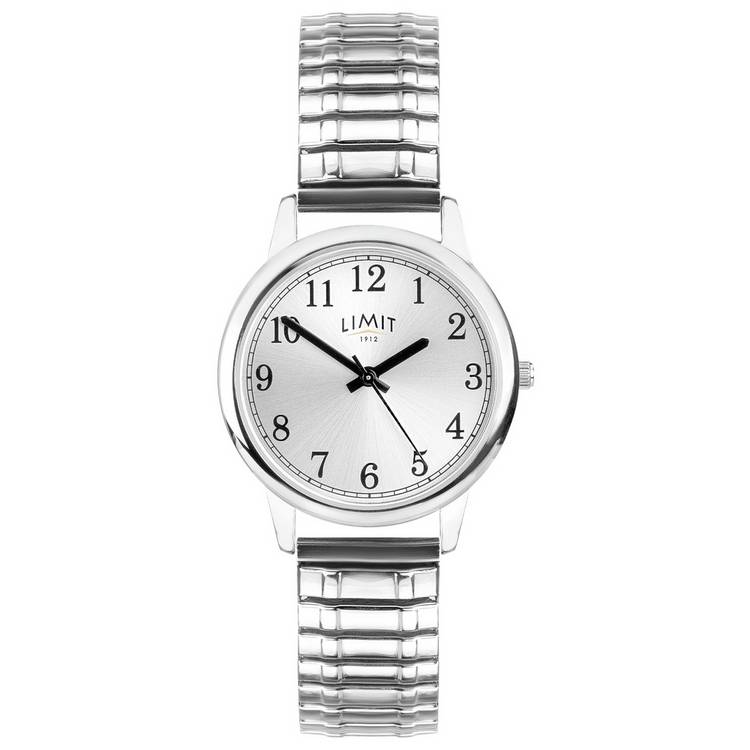 Limit men's silver stainless steel bracelet watch (British brand)