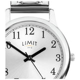 Limit men's silver stainless steel bracelet watch (British brand)