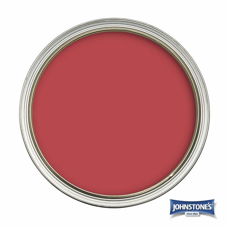 Johnstone's silk paint Rich Red 2.5L - British product