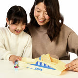 Bluey CityCat Boat toy with water pool and colour-change rashie (British brand)