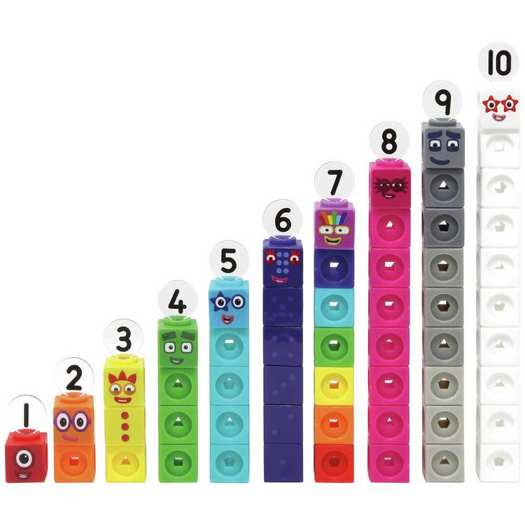 Learning Resources MathLink Cubes Numberblocks 1-10 Set, imported from the UK