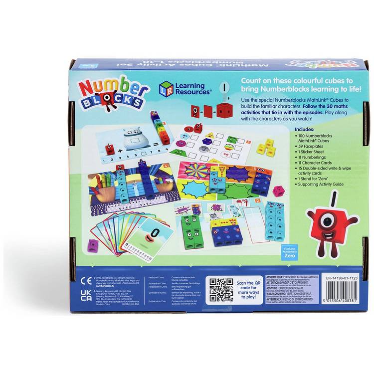 Learning Resources MathLink Cubes Numberblocks 1-10 Set, imported from the UK