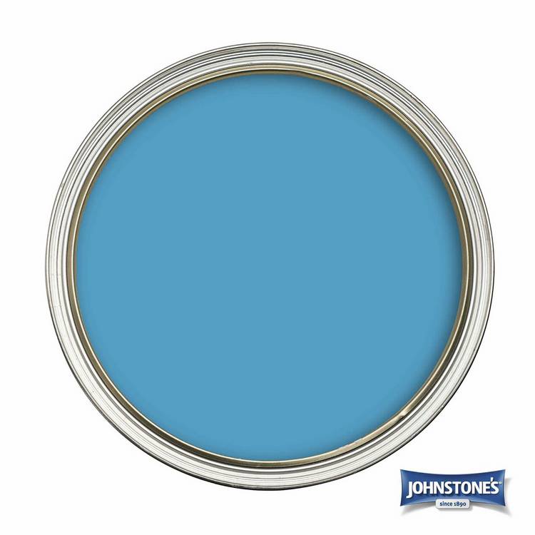 Johnstone's silk paint Waterfall blue 2.5L (British brand)