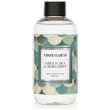 Fired Earth reed diffuser refill Green Tea & Bergamot 200ml (British brand)