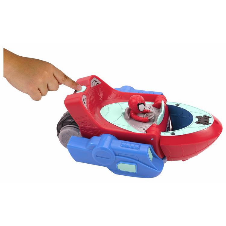 Marvel Spidey Web-Wave Cruiser toy vehicle 9-inch, imported from the UK