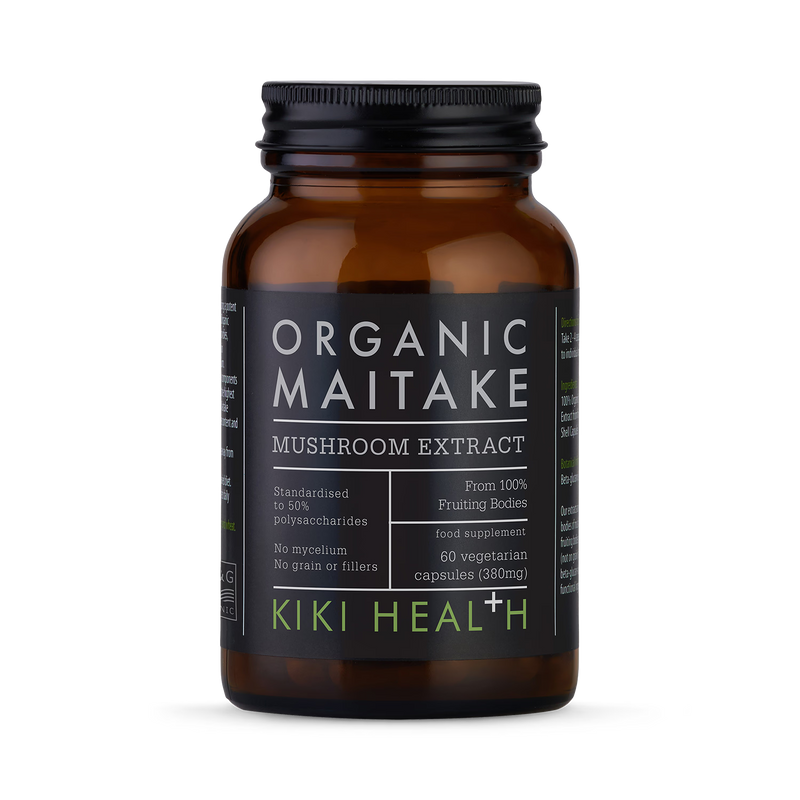 KIKI Health organic maitake mushroom extract 60 vegicaps - British product