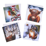 Argos Home animal Christmas cards 24 pack - British product