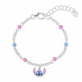 Disney Lilo & Stitch sterling silver charm bracelet (British brand)
