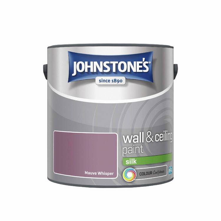 Johnstone's Mauve Whisper silk paint 2.5L, imported from the UK