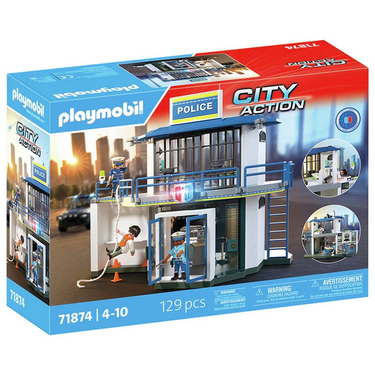 Playmobil Action Heroes Police station playset - British product