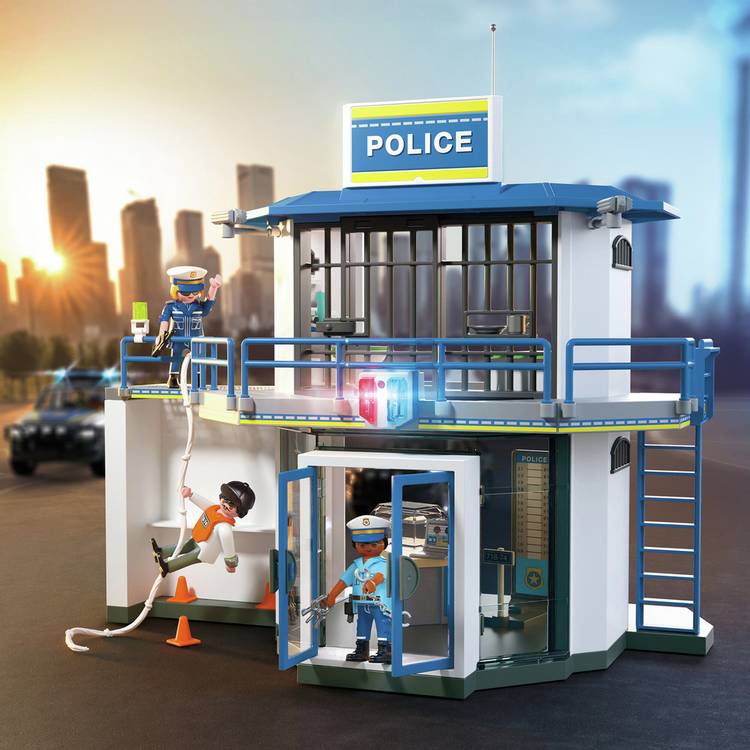 Playmobil Action Heroes Police station playset - British product