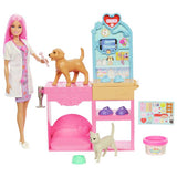 Argos Barbie Fast Cast Veterinarian Clinic Playset with Fashion Doll, 2 Pets, and 10+ Vet Accessories- Buy online at McGrocer