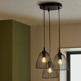 Argos Home 3 light cluster pendant light black - British product