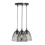 Argos Home 3 light cluster pendant light black - British product