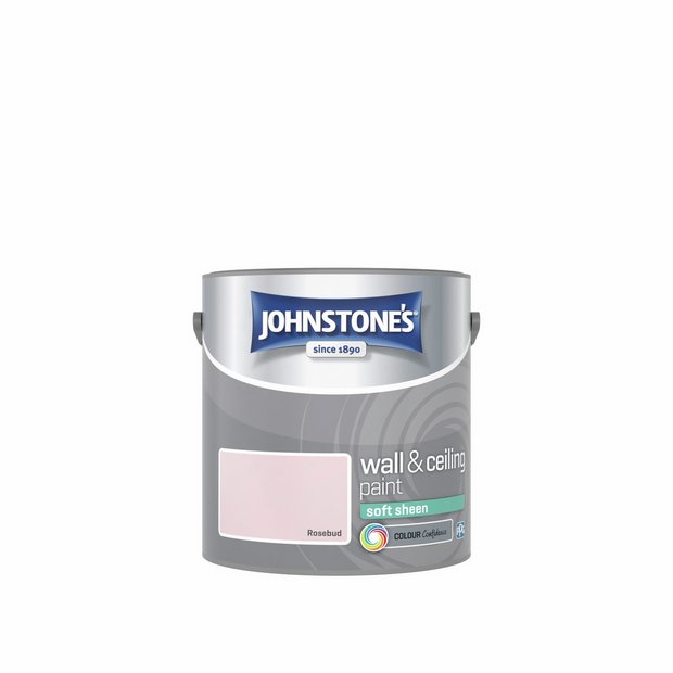 Johnstone's Soft Sheen Paint Rosebud 2.5L, imported from the UK