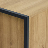 Argos Home Loft Living shoe storage cabinet oak effect, imported from the UK