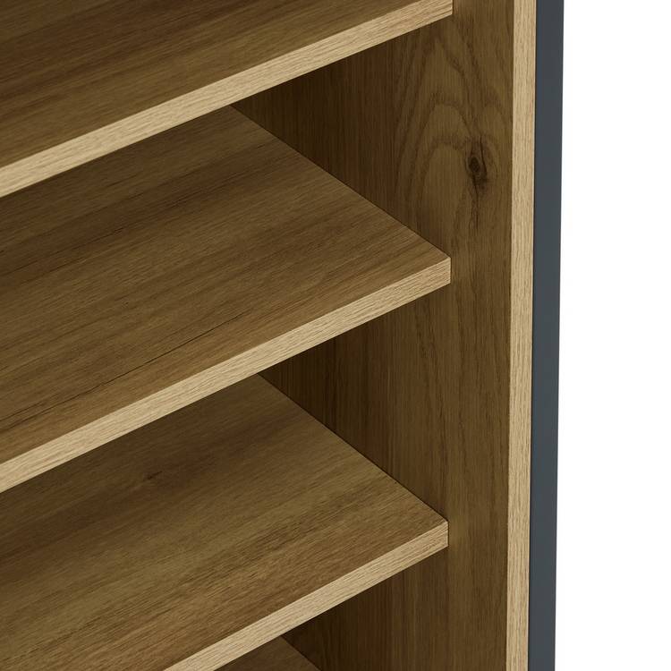 Argos Home Loft Living shoe storage cabinet oak effect, imported from the UK