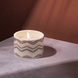 Fired Earth Darjeeling & Damask Rose singlewick candle, imported from the UK