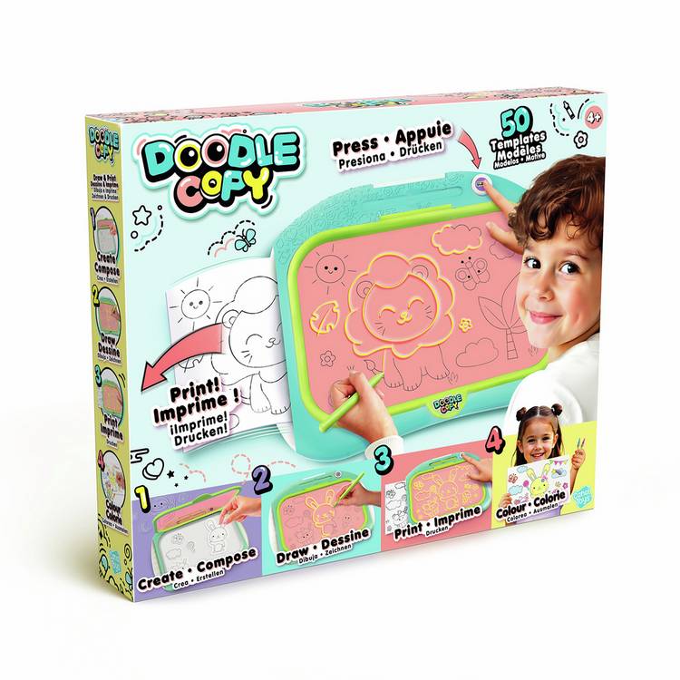 Doodle Copy drawing tablet with stencils and carbon paper (British brand)
