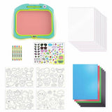 Doodle Copy drawing tablet with stencils and carbon paper (British brand)