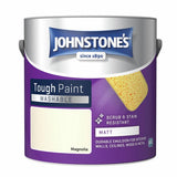 Johnstone's washable matt paint Magnolia 2.5L, UK version