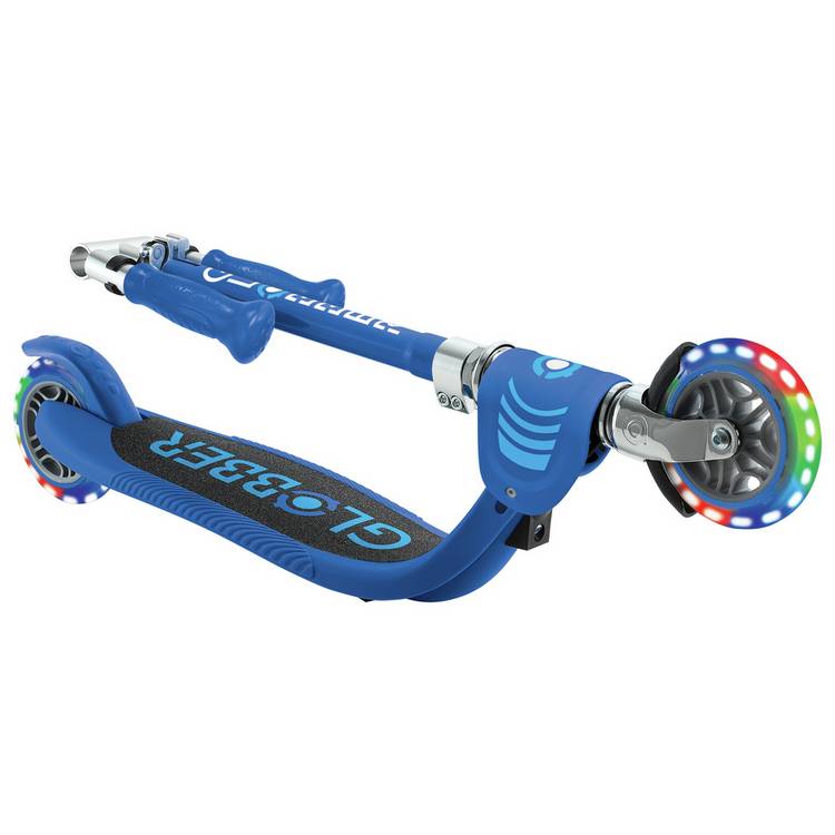 Globber Flow kids foldable scooter navy blue, UK version
