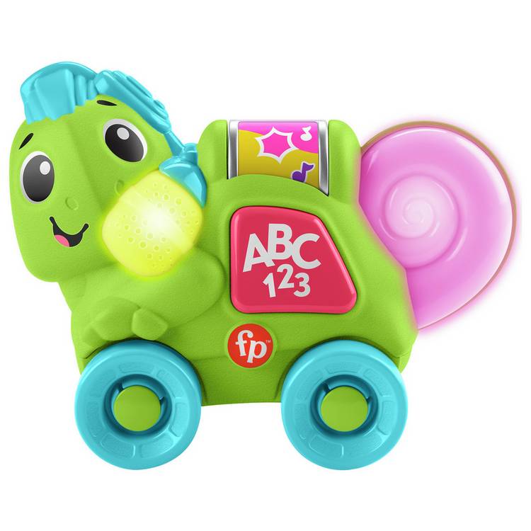 Fisher-Price Link Squad Crawl n Colours Chameleon baby toy - British product