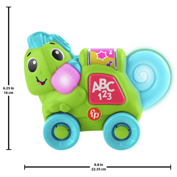 Fisher-Price Link Squad Crawl n Colours Chameleon baby toy - British product