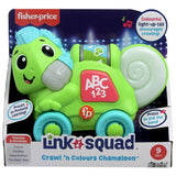 Fisher-Price Link Squad Crawl n Colours Chameleon baby toy - British product