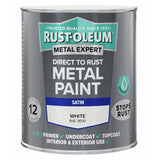 Argos Rust-Oleum Metal Expert Satin Paint 750ml - White- Buy online at McGrocer