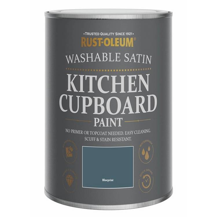 Rust-Oleum kitchen cupboard paint Blueprint 750ml (British brand)