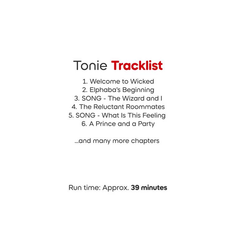 tonies Wicked audio Tonie character figurine, imported from the UK