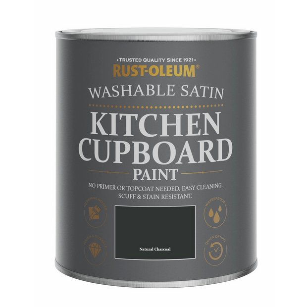 Rust-Oleum kitchen cupboard paint Natural Charcoal 750ml, UK version
