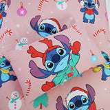 Disney Stitch Christmas kids bedding set single, UK version