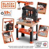 Smoby Black & Decker workbench toy with crane and accessories - British product