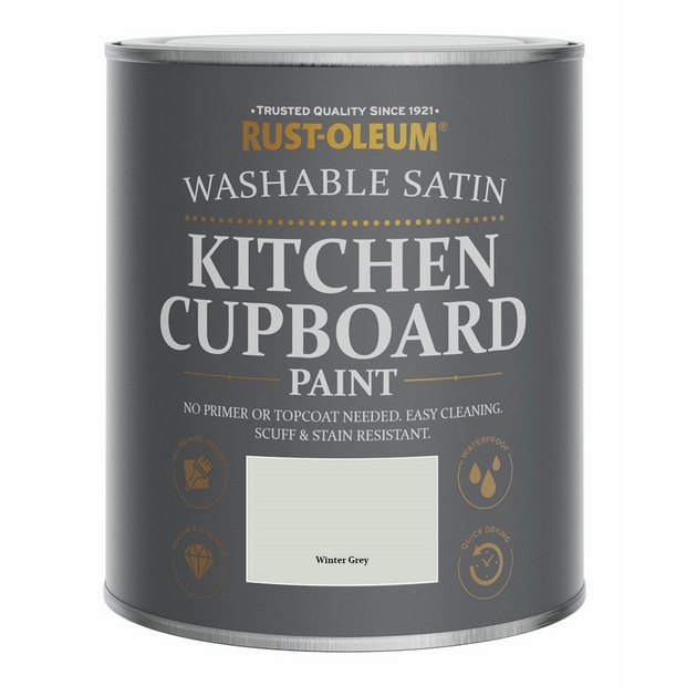 Rust-Oleum kitchen cupboard paint Winter Grey 750ml, UK version