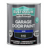 Rust-Oleum satin black paint 750ml - British product