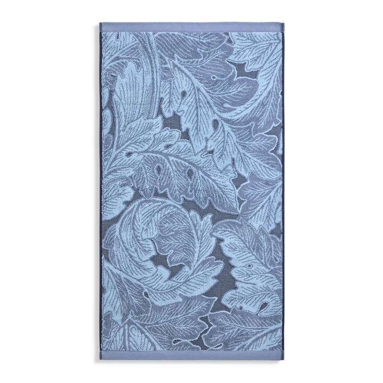 Habitat hand towel Acanthus blue 90x50cm, imported from the UK