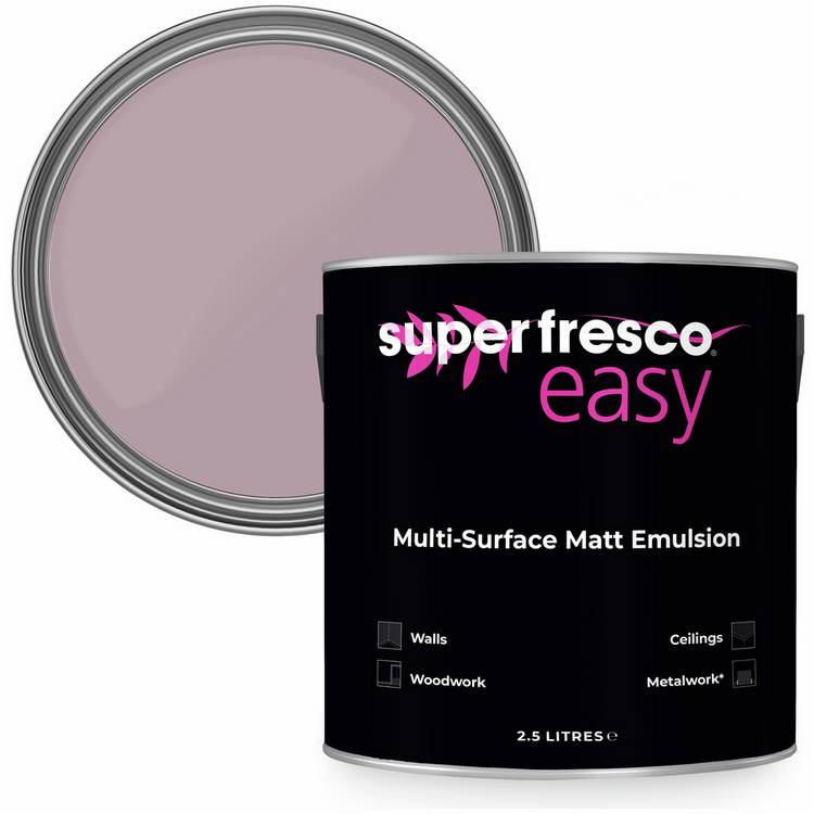 Superfresco Dream Big pink paint 2.5L - British product