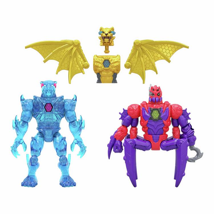 MrBeast Lab Hybrids action figure multi pack build 2 figures (British brand)