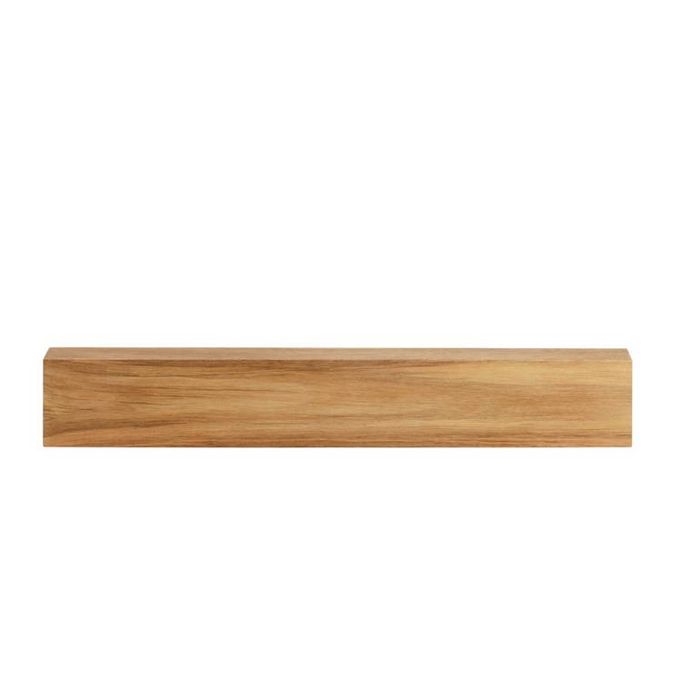 Argos Home acacia wood wall-mounted knife block, imported from the UK