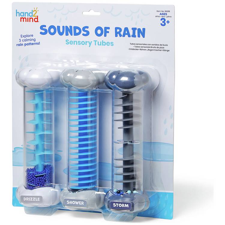 Learning Resources Sounds of Rain Sensory Tubes 28.6cm - British product
